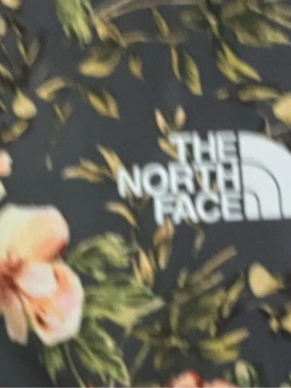 The North Face Girls Floral Active Leggings in Gray